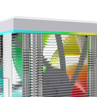 Система водяного охолодження CPU TZMRIT KF420 DGT з дисплеєм температури, для Intel LGA 1700/1200/115X/1851/1366/2011, AMD AM4/AM5 (білий)