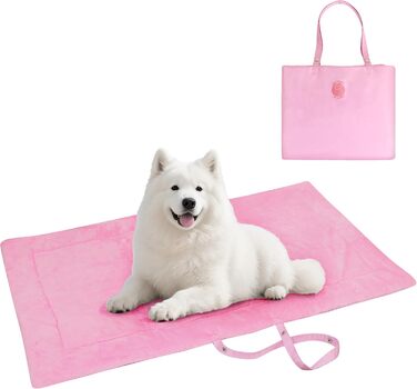 Водонепроникний килимок для собак Pawsse - зручний для подорожей, авто, кемпінгу (127 x 70 см, сірий)