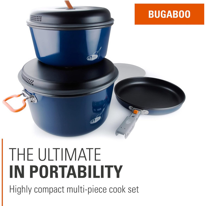Набір кухонного посуду GSI Outdoors Bugaboo Base Camper для кемпінгу, Seit 1985, універсальний розмір (L)