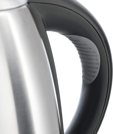 WMF Stelio Stainless Steel Kettle, 1.7L, Electric Kettle with Scale Filter, 2400W, Illuminated Water Level Indicator, Matte Stainless Steel