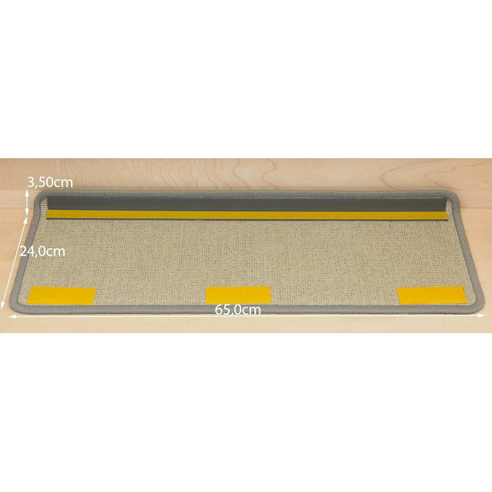 Kettelservice-Metzker Rambo Step Mats, 15-Piece Value Set, Half-Round, Anthracite