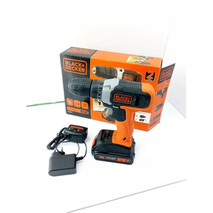 Акумуляторна шурупокрутка Black+Decker 18V BCD001