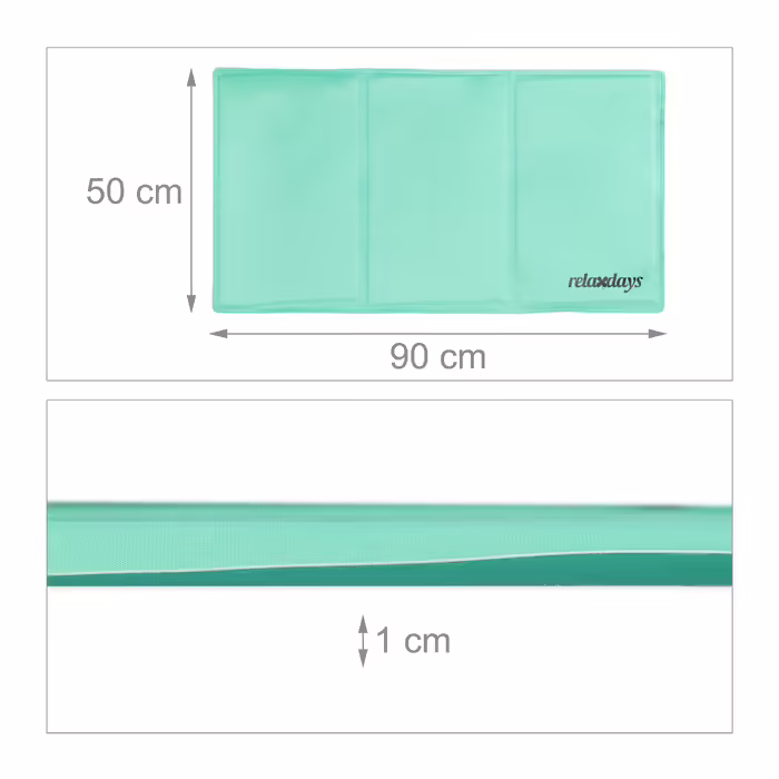 Relaxdays Turquoise Cooling Mat for Dogs