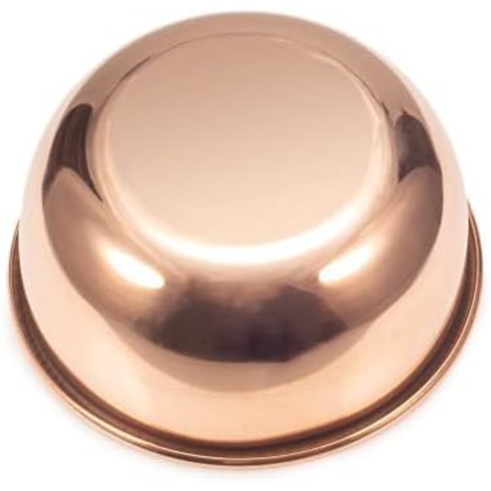 YINOX Mixing Bowl made from 99% pure copper, reflective craftsmanship, can be used as a kitchen salad bowl, egg bowl, dip bowl, or kitchen decoration.