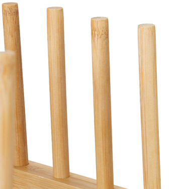 Relaxdays Bamboo Counter Stand