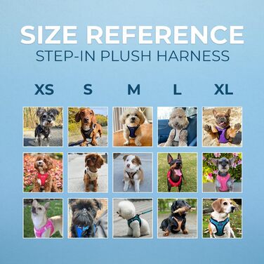 Шлейка для собак Voyager Step-In з плюшу від Best Pet Supplies, розмір L (45-52 см), колір шоколадний