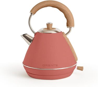 Retro Electric Kettle - Cream White - 1L Capacity