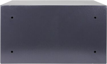 Шафа-сейф HMF 49200-11 з ключем, меблевий сейф | 45 x 25 x 36,5 см, антрацит