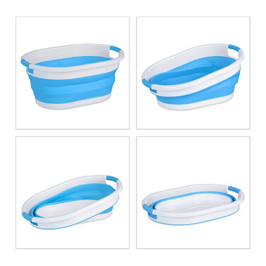 Relaxdays Foldable Laundry Basket, 36 Liters
