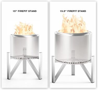 Підставка для вогнища Onlyfire з нержавіючої сталі для Solo Stove Ranger 38,1 см і Bonfire 49,5 см, аксесуари для вуличних камінів, інструменти для фаєрпітів