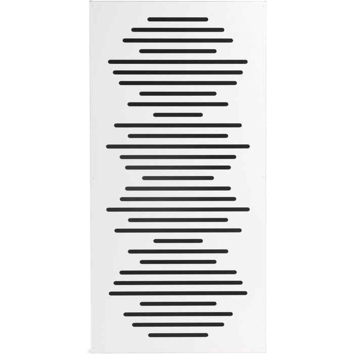 Акустичні панелі Bluetone WaveFuser PRO для звукоізоляції та шумопоглинання, декоративний диффузор для стін у студію, офіс та дім (Білий, 100x50x5 см)