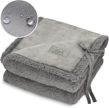 Водонепроникний коврик для собак 150x160 см | Працює | Коврик для домашніх тварин для подорожей, авто, дивану або дивана | Зовнішній коврик для собак, коврик для відпочинку, портативний (100x150 см)