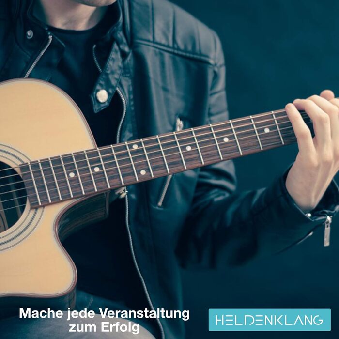Підставка для мікрофонів Heldenklang® на 2 мікрофони – зі знімним кріпленням, 2 мікрофонними зажимами та адаптером – велика тринога для стійкості. Dual-Mic