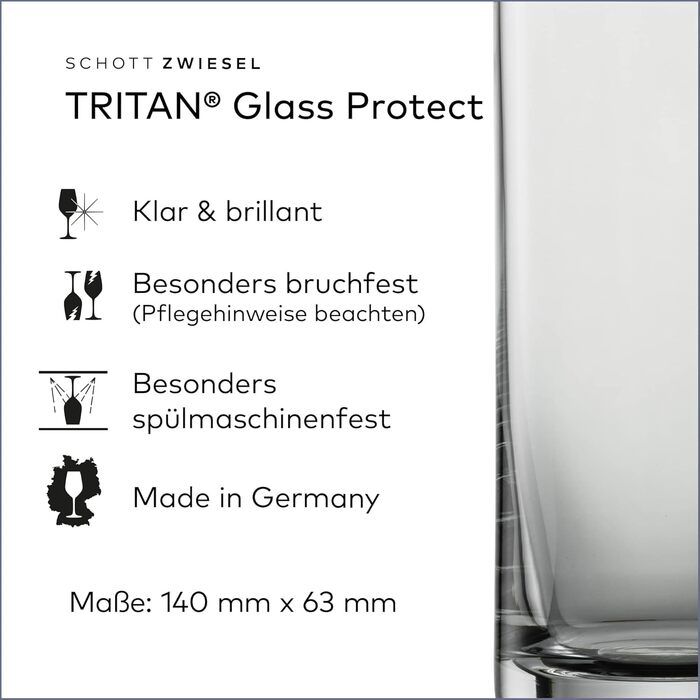Набір з 6 склянок для пива Schott Zwiesel Simple 345 мл, Tritan-кристал, Made in Germany