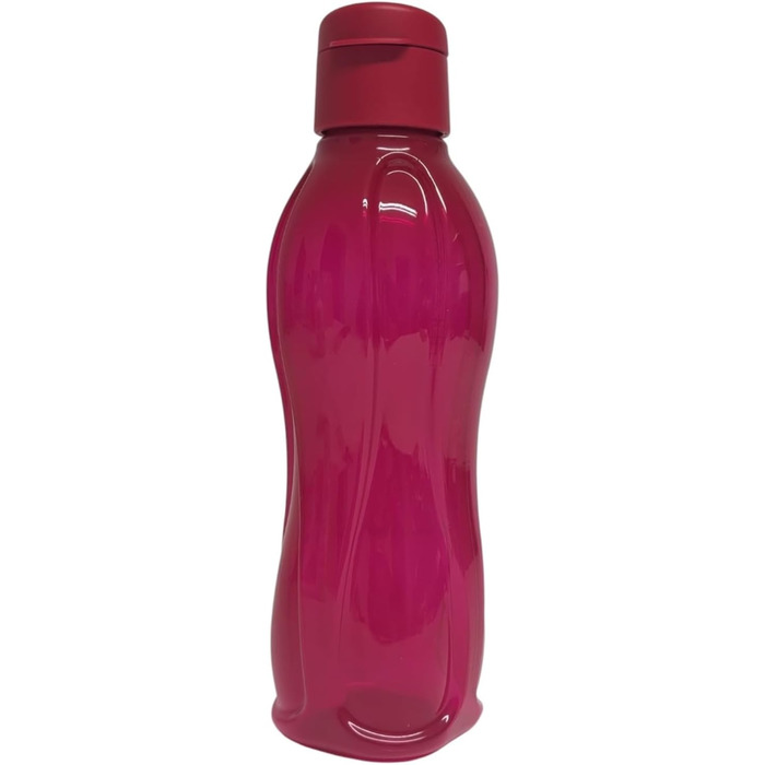 Tupperware To Go Eco 750ml Eco Easy Flip Top Drinking Bottle EcoEasy, suitable for carbonated drinks, 750 ml (deep red)