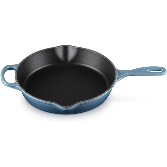 Le Creuset Signature висока сковорода-сотейник з чавуну, для всіх типів плит та духовок, 26 см, 2 л, колір Chambray