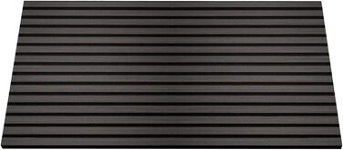 Акустичні настінні панелі HORI з імітацією дерева для шумопоглинання та декору стін, 120x60x2.1 см, колір 3D Венге