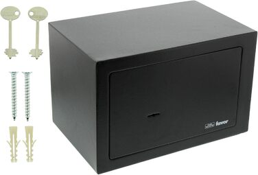 Трюмо Burg Wächter Favor S3 E з сейфовим замком, чорний, 200 x 310 x 200 мм, подвійний ригель, Single