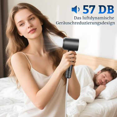 Іонізатор Föhn: потужний фен з 4 режимами нагріву та 3 швидкостями, захист від перегріву, стильна насадка та дифузор