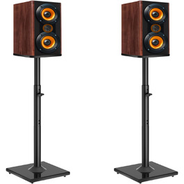 Підставка для акустики, регульована висота, 1 пара. Підлогові підставки з регульованою полицею для універсальних сателітів та полочкові колонки, для полочкових колонок до 5кг з кабельним каналом (SB-206)