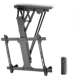 Xantron DEHA-600E Electric Tilting and Swiveling TV Ceiling Mount - 32-75 Inch with Voice Control & Remote