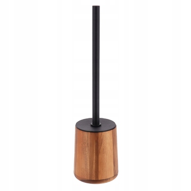 Декоративний ергономічний йоржик для туалету Acacia з натурального дерева акації, 37,5 см