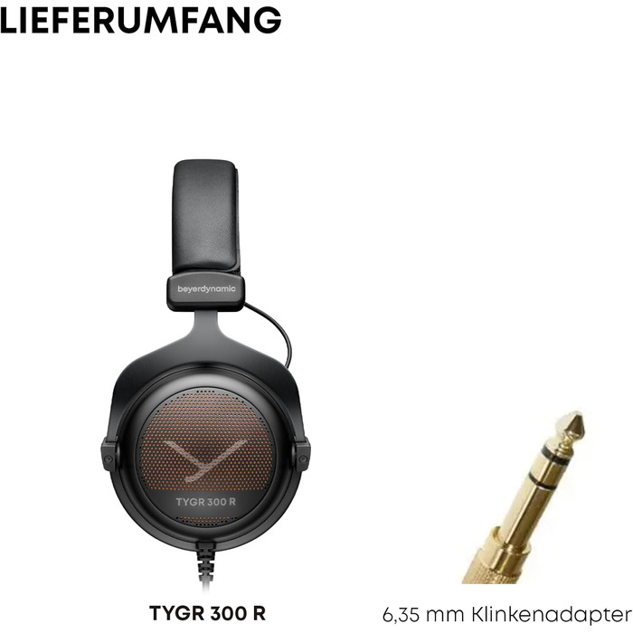 Beyerdynamic TYGR 300 R: Ігрова навушник, відкритий тип, з кабелем, чорний, сумісний з PS4, PC, Xbox, Nintendo