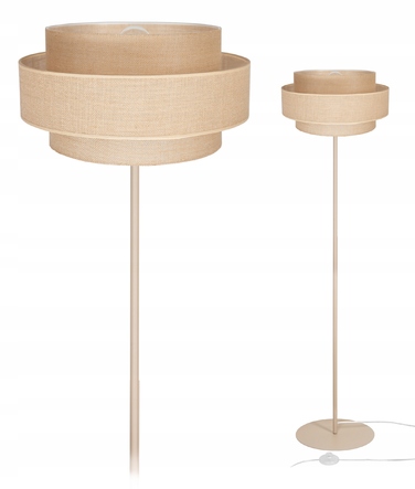 Підлогова лампа Glimex NOWOCZESNA E27 60 Вт, бежева