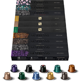 100 капсул Nespresso: мікс різних смаків