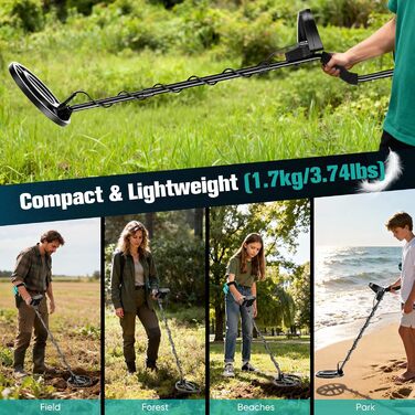 Металодетектор для дорослих та дітей TX910, 5 режимів, водонепроникний IP68, LCD дисплей, чутливий