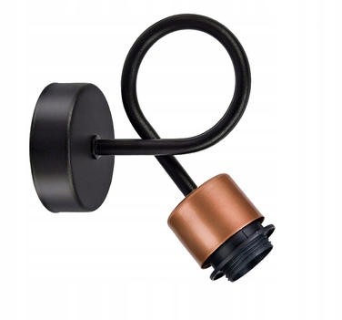 Настінний світильник-бра E27 у стилі лофт, металевий, мідний