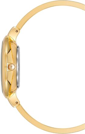 Жіночий набір аксесуарів Anne Klein: золотистий годинник-браслет та комплект браслетів, Gold/Black
