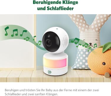 Відеоняня LeapFrog LF2513 без Wi-Fi, IPS LCD екран 2.8 дюйма, поворотна, нічне бачення, 300 метрів, датчик температури