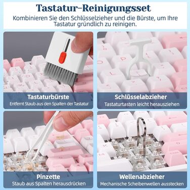 Набір для чищення електронних пристроїв Profi 32 елементи: навушники, ноутбук, клавіатура, монітор, телефон. З міні-інструментами, мікрофіброю та екіпежем