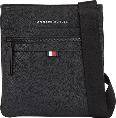 Чоловіча сумка через плече Tommy Hilfiger Essential PU Crossover, чорна, універсальний розмір