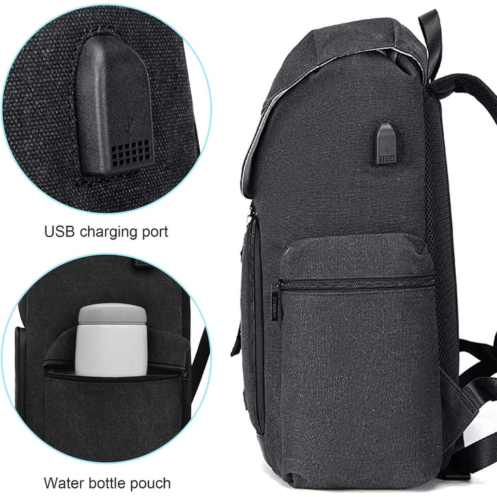 Сумка-рюкзак для камери Cwatcun: професійна, водонепроникна, для Canon, Nikon, Sony, Pentax, з відділенням для ноутбука 15.6