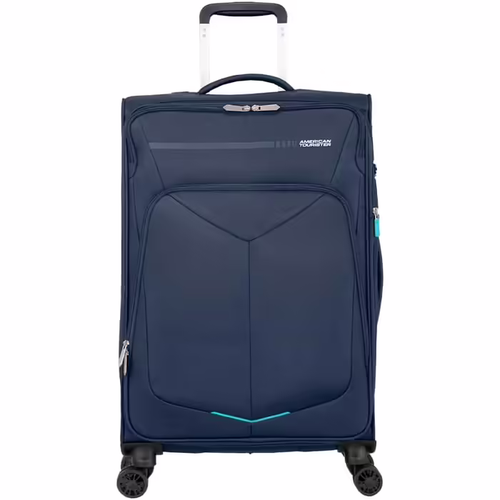 American Tourister Summerfunk suitcase, 79 cm, 119 liters, black (Spinner M EXP (67.5 cm - 71.5/77L), Spinner M Exp (67.5 Cm - 71.5/77l))