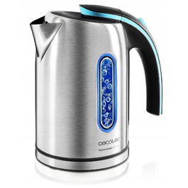 Електричний чайник Cecotec ThermoSense 220, 1630 Вт, 1,2 л, сріблястий/сірий