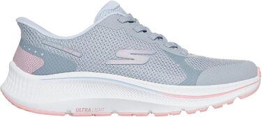 Кросівки Skechers Go Run Consistent 2.0 Captiva для жінок, сірі, розмір 39 EU, текстиль, сині вставки