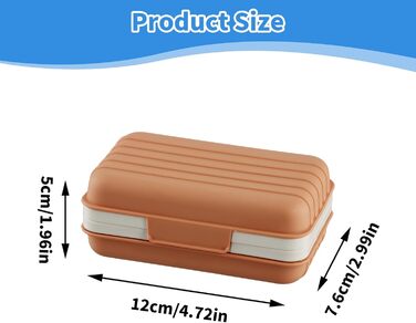 2 шт. мильниця з кришкою, туристична мильниця, підставка для мила, вологостійкий контейнер для мила для подорожей, душу, ванної кімнати, кухні