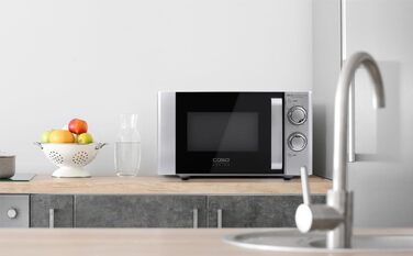 Мікрохвильова піч CASO MG 20 Ecostyle Ceramic з грилем, 20 літрів, 2 рівня, CASOTEK
