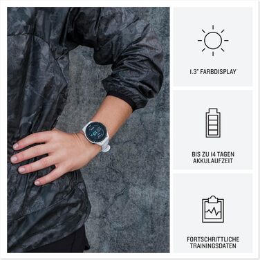 Garmin Forerunner 255 – GPS-годинник для бігу з індивідуальними планами тренувань, функціями для бігу та детальною аналітикою. 1.3' дисплей, до 14 днів роботи від акумулятора, водонепроникний (Non-Music, 46 мм, Шкіряний сірий)