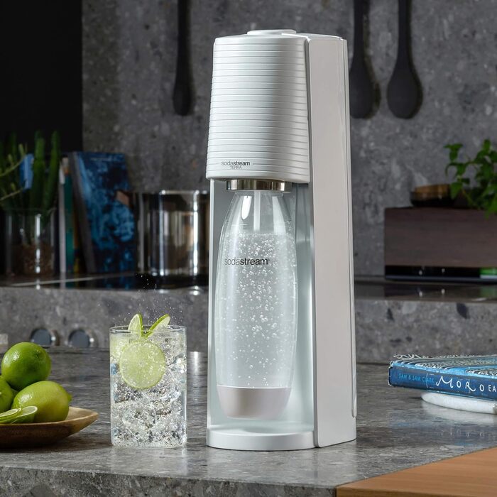 SodaStream AquaSpark Terra White - Набір 3 шт. (2 x 1л + 1 x 0.5л) + Цилиндр CO2 (60л)