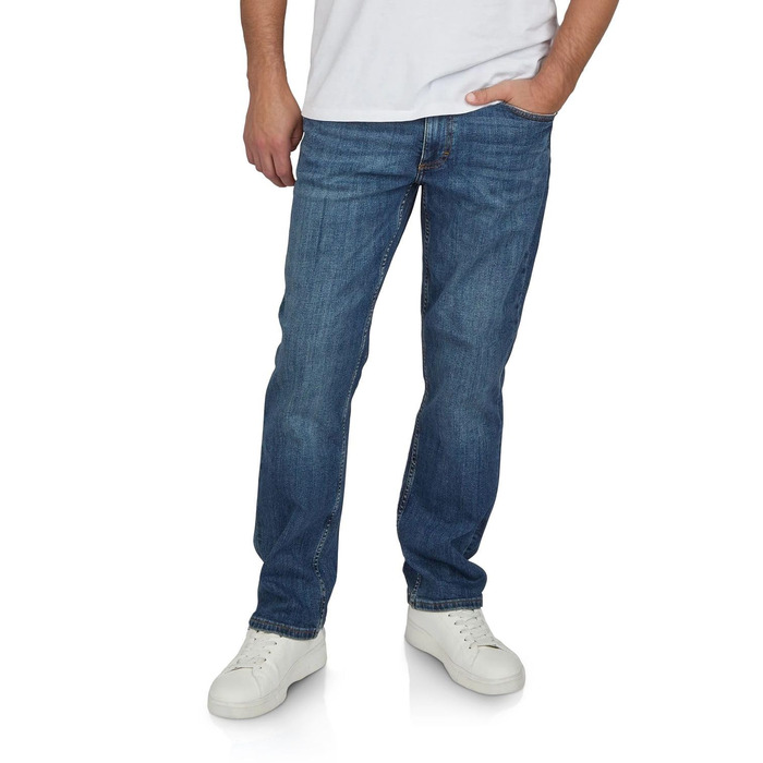 Чоловічі джинси MUSTANG Washington Stretch Straight Fit сині, чорні (30-44 / 32L-38L) - Оригінал