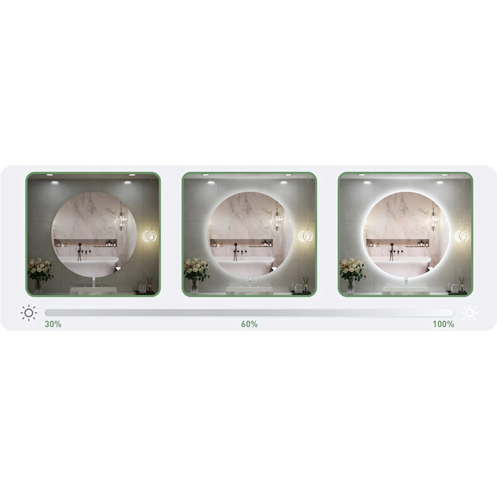 Настінне кругле дзеркало Save Home, 800 x 800 мм