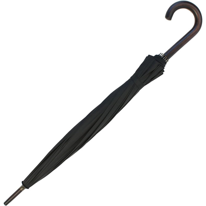 Doppler Umbrella Natural London, Black, Length approx. 89 cm, Diameter approx. 5 cm