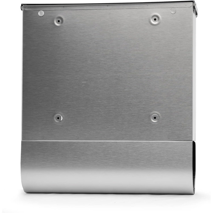 Поштовий ящик Grafner Design з газетницею, сталь, замок (2 ключі), 3 вікна, кутовий, монтажний комплект