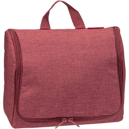 Сумка для туалетних аксесуарів Reisenthel Toiletbag XL Twist Maroon з гачком, водовідштовхувальне покриття