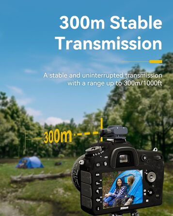 Hollyland Lark M2 бездротовий петличний мікрофон для iPhone 15/16/17 та Android, 300м радіус дії, Hi-Fi звук, шумозаглушення, 30 годин роботи, міні-мікрофон для відео (2TX + USB-C RX + чохол для зарядки) (Камера (2TX+1RX), Чорний)