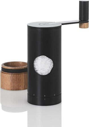 AdHoc PowerMill MP53 - млин для перцю та солі з керамічним механізмом, нержавіюча сталь і дерево